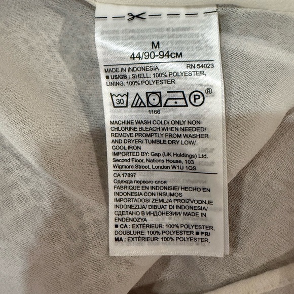 Banana Republic Snake Print Sheer Poet Sleeve Blouse Size M - Picture 5 of 5